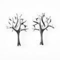 Tree Stud Earrings