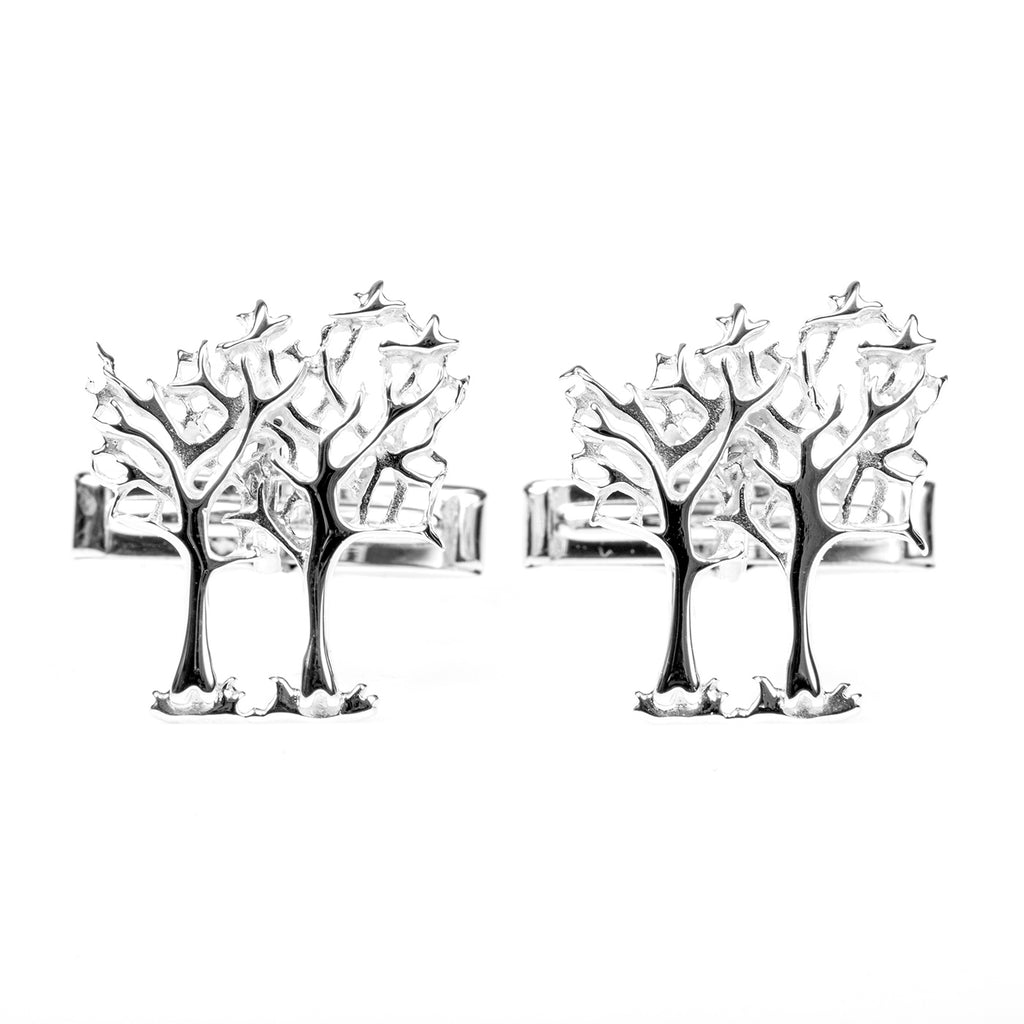 Birds in the branches cufflinks