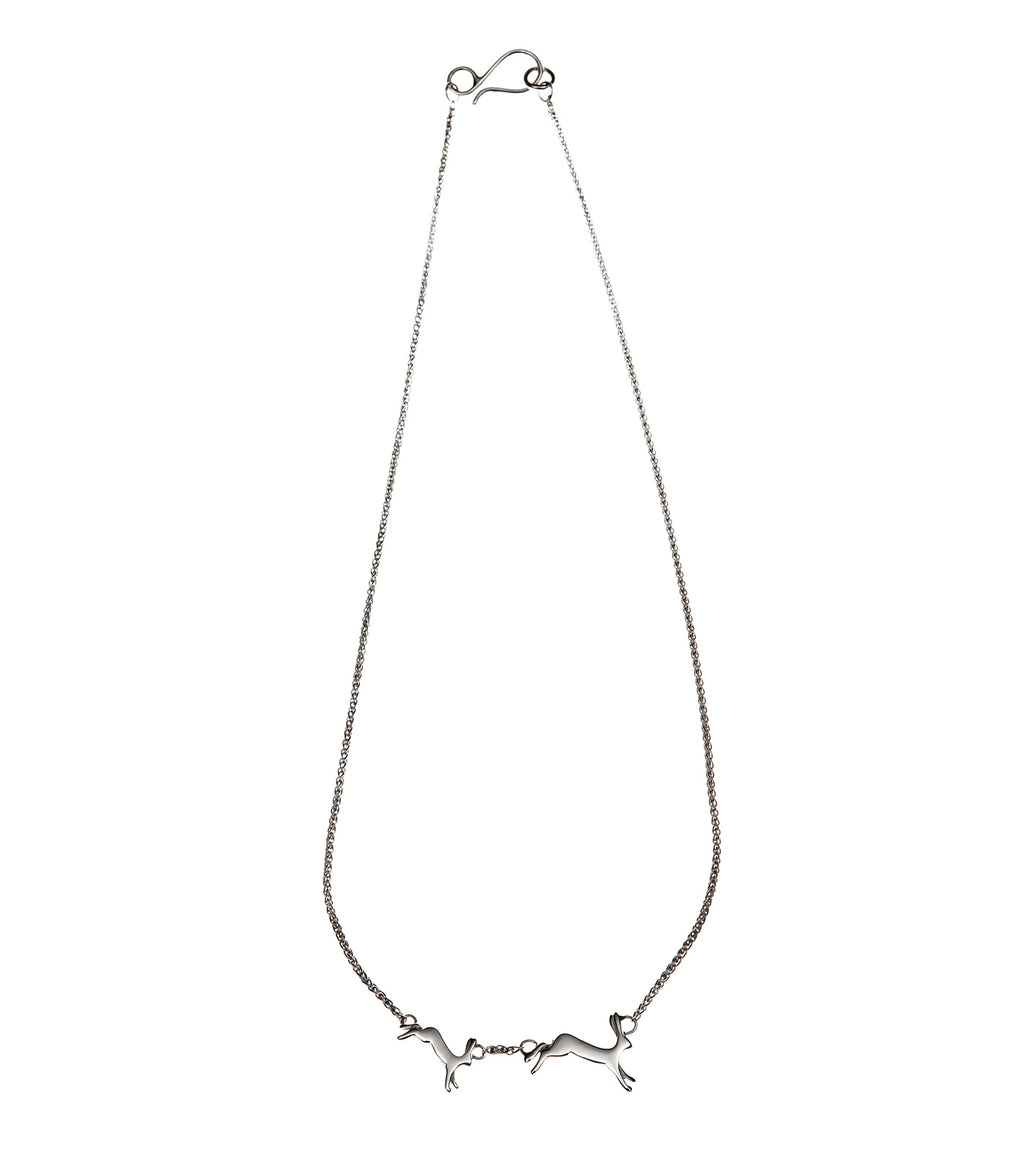 Running Hare Necklace