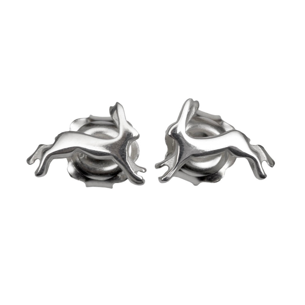 Running Hare Stud Earrings