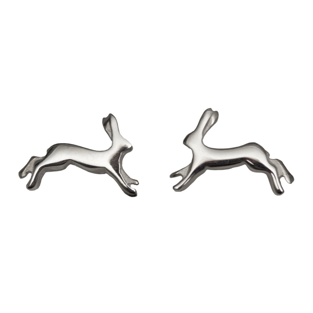 Running Hare Stud Earrings