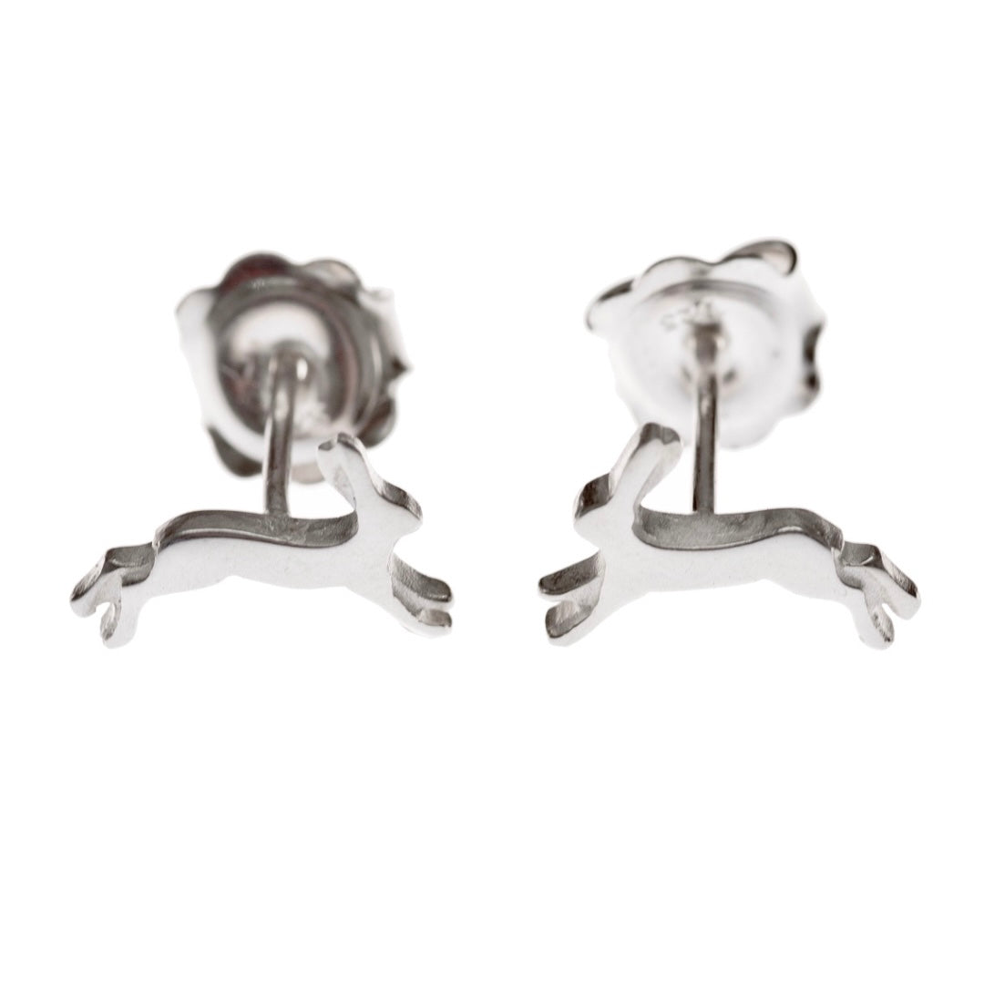 Running Hare Stud Earrings
