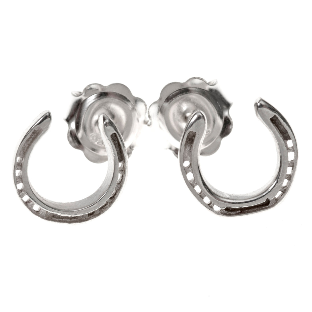 Horse Shoe Stud Earrings