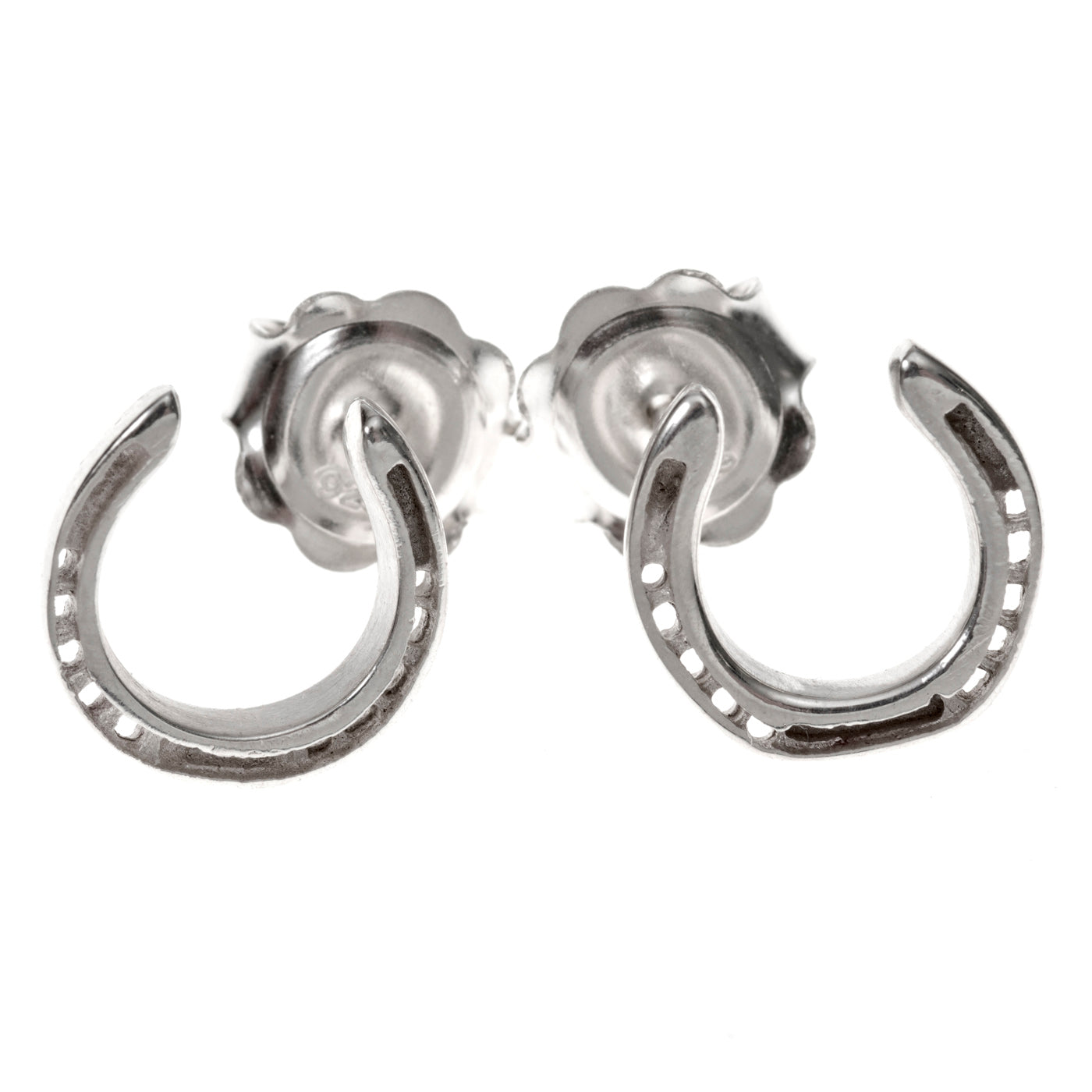 Horse Shoe Stud Earrings
