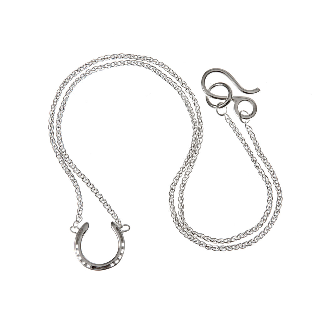 Horse Shoe Necklace Front Shoe